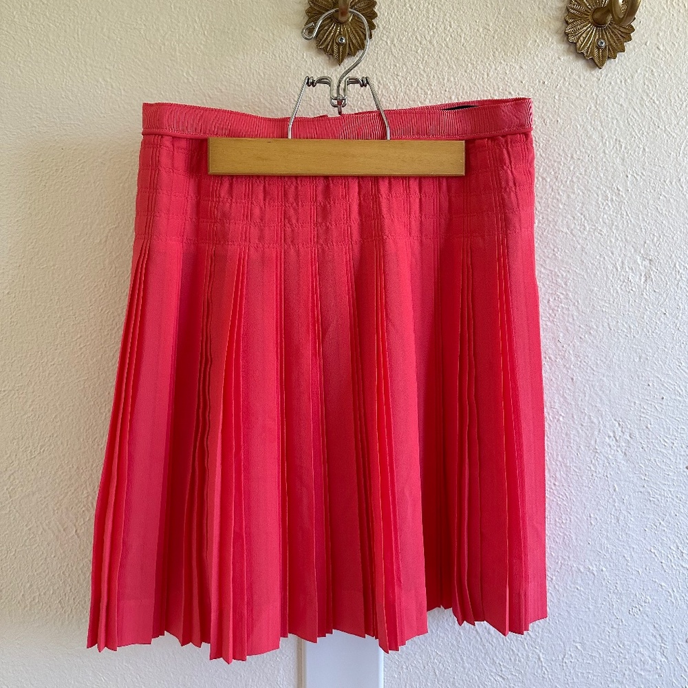 Pink Pleated Skirt